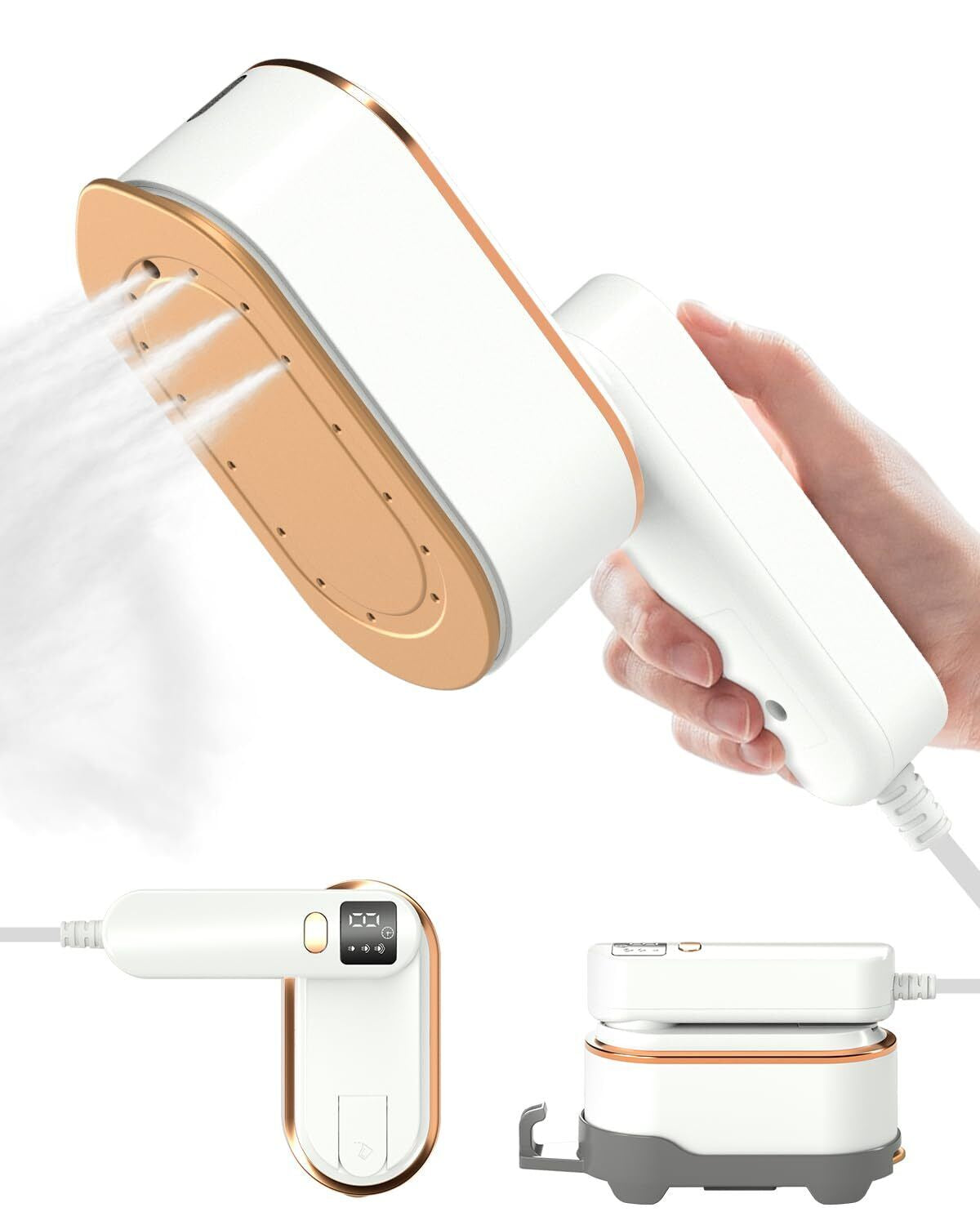 Travel Steamer Iron for Clothes - 1200W Handheld Size Portable Travel Steamer