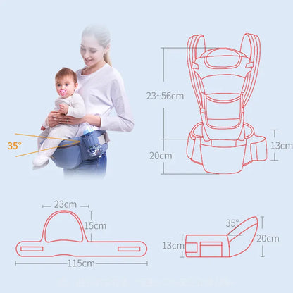 Ultimate Comfort and Style: Ergonomic Baby Carrier Backpack for Active Parents